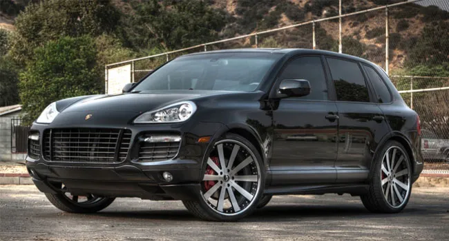 Porsche Cayenne on Forgiato Concavo wheels