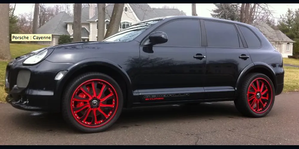 Porsche Cayenne on Forgiato Inferno wheels