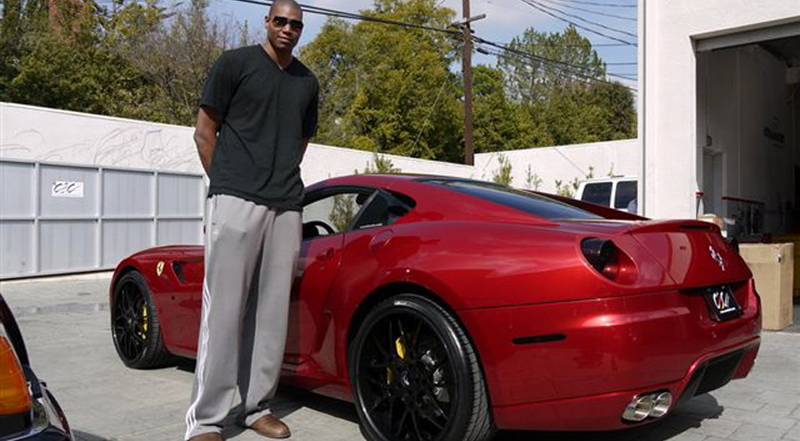 Celebrity on Andrew Bynum Maglia