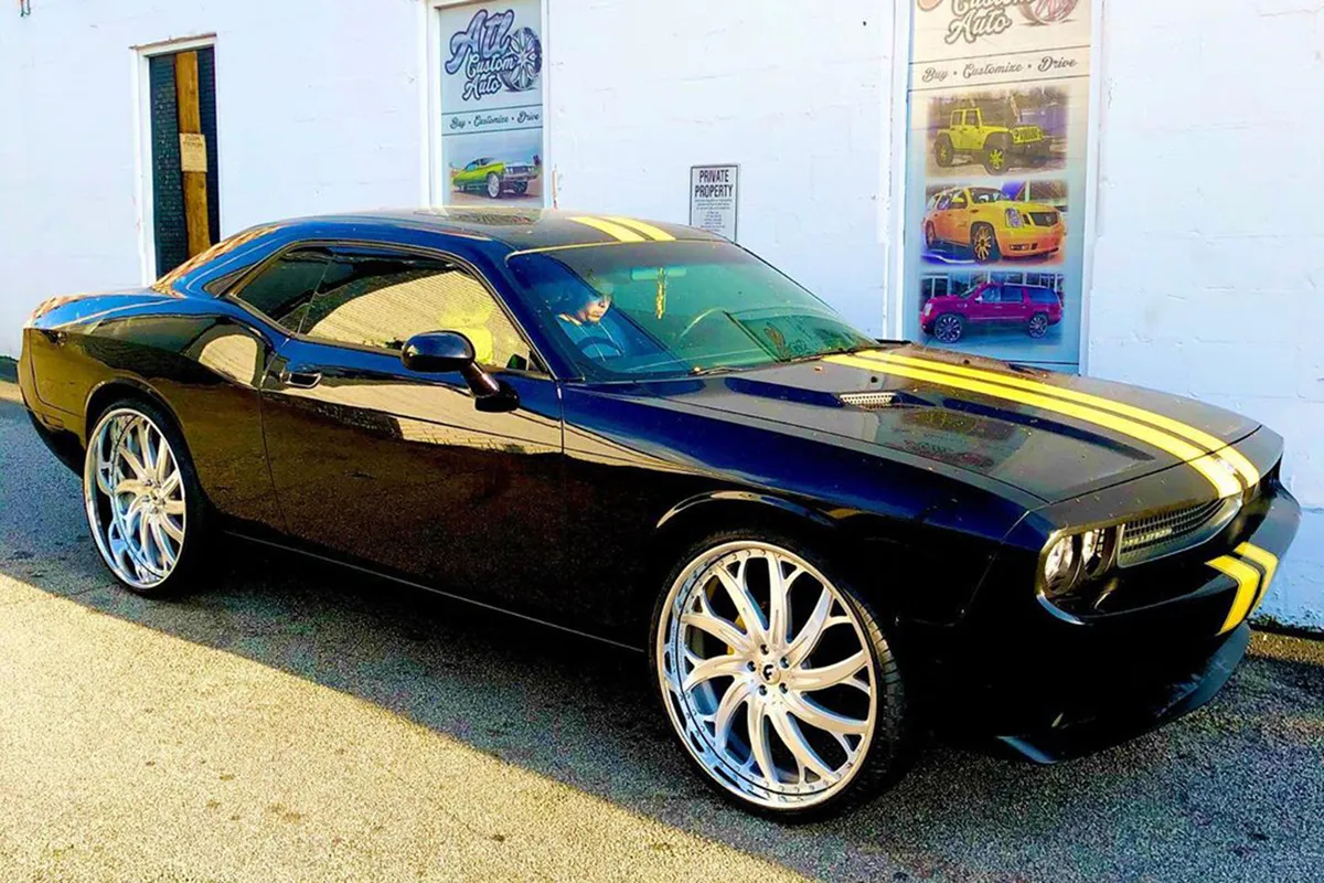 Dodge Challenger on Forgiato C2C wheels