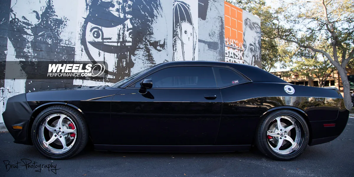 Dodge Challenger on Forgiato Curva wheels