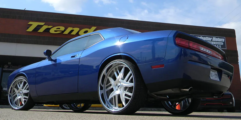 Dodge Challenger on Forgiato Decimo-L wheels