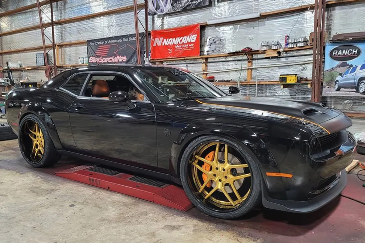 Dodge Challenger on Forgiato Dieci C wheels