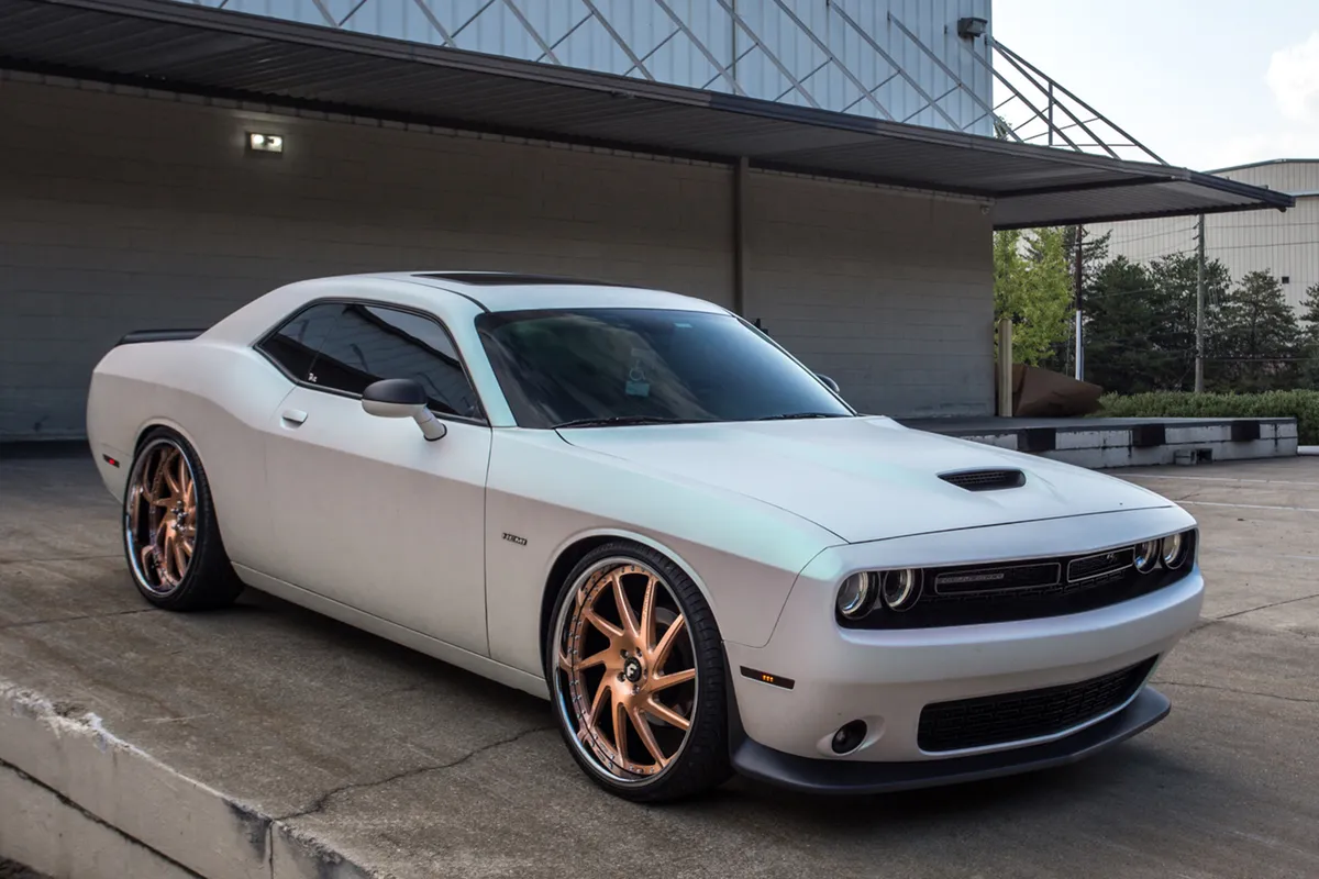 Dodge Challenger on Forgiato Direzione wheels