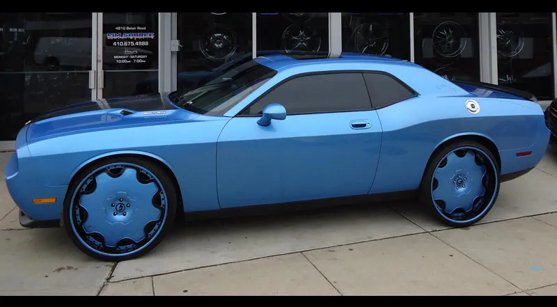 Dodge Challenger on Forgiato Fiore wheels