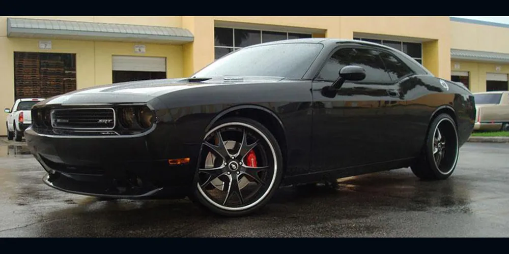 Dodge Challenger on Forgiato Forcella wheels
