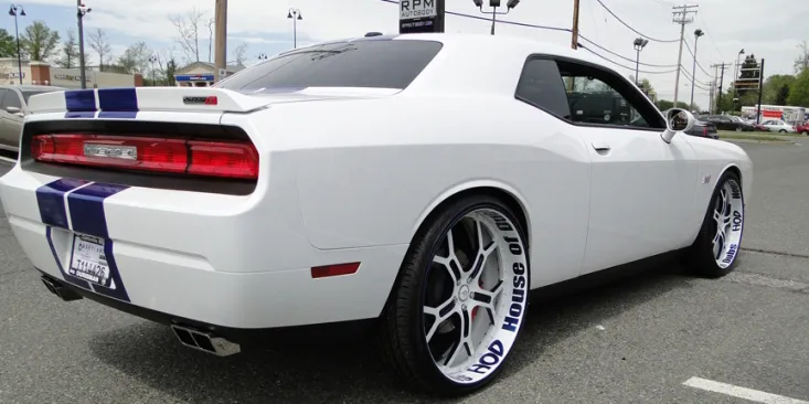 Dodge Challenger on Forgiato GTR wheels