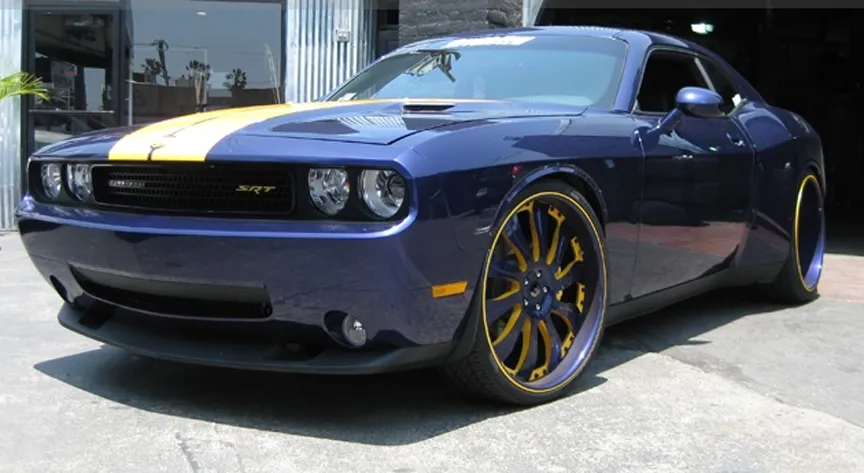 Dodge Challenger on Forgiato Inferno wheels