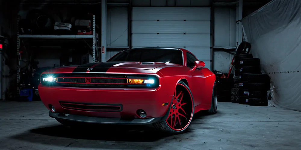 Dodge Challenger on Forgiato Maglia wheels
