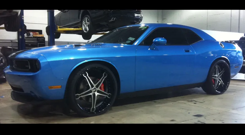 Dodge Challenger on Forgiato Martellato wheels