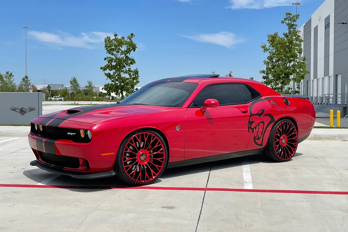 Dodge Challenger on Forgiato NB6-ECL wheels