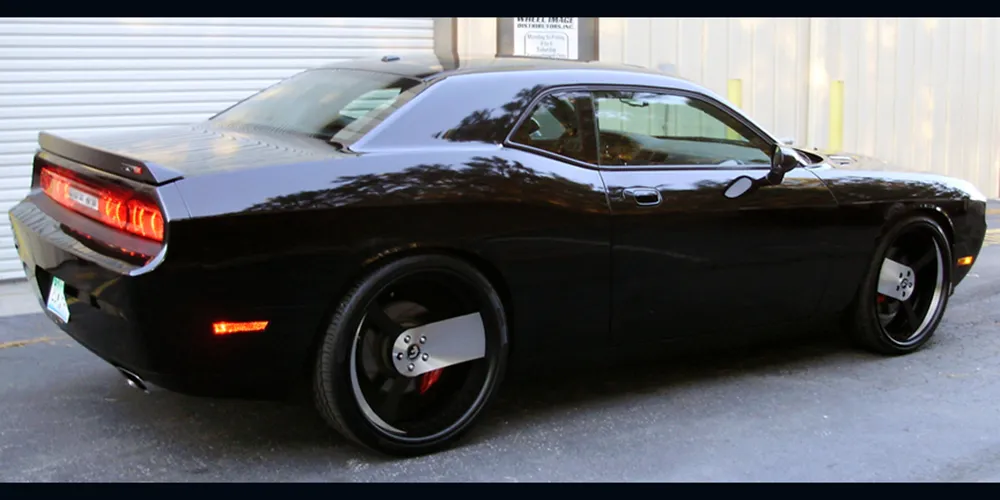 Dodge Challenger on Forgiato Parlaro wheels
