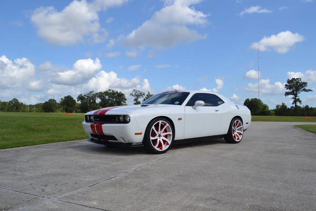 Dodge Challenger on Forgiato Quattresimo-ECL wheels