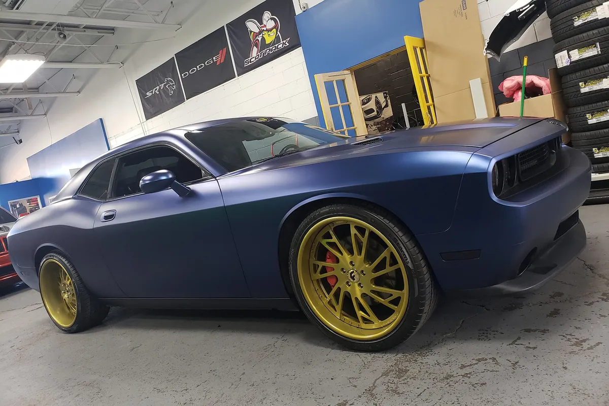 Dodge Challenger on Forgiato Veraso wheels