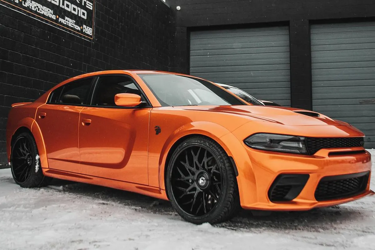 Dodge Charger on Forgiato Blocco-ECL wheels