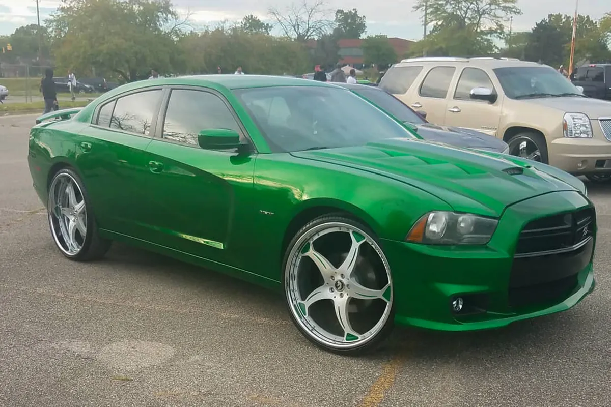 Dodge Charger on Forgiato Curva wheels