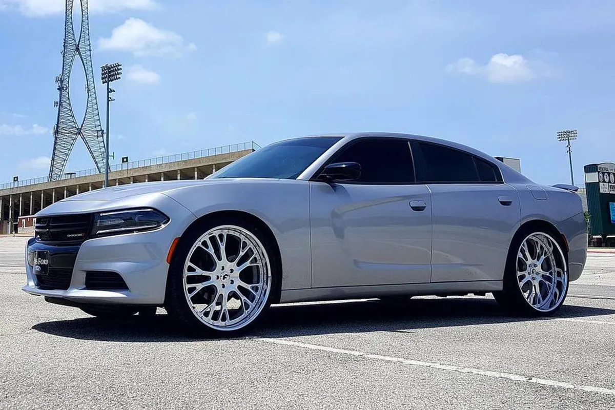 Dodge Charger on Forgiato Derando wheels