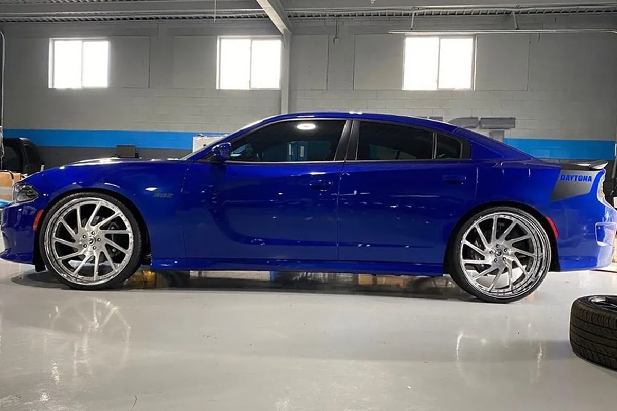 Dodge Charger on Forgiato Direzione wheels