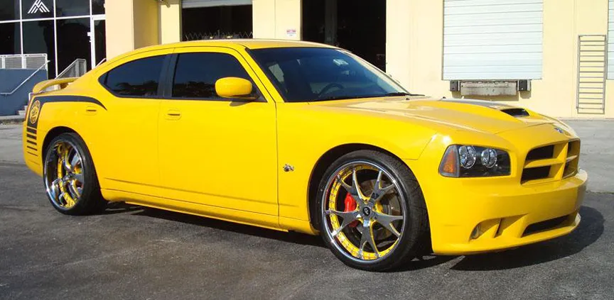 Dodge Charger on Forgiato Forcella wheels