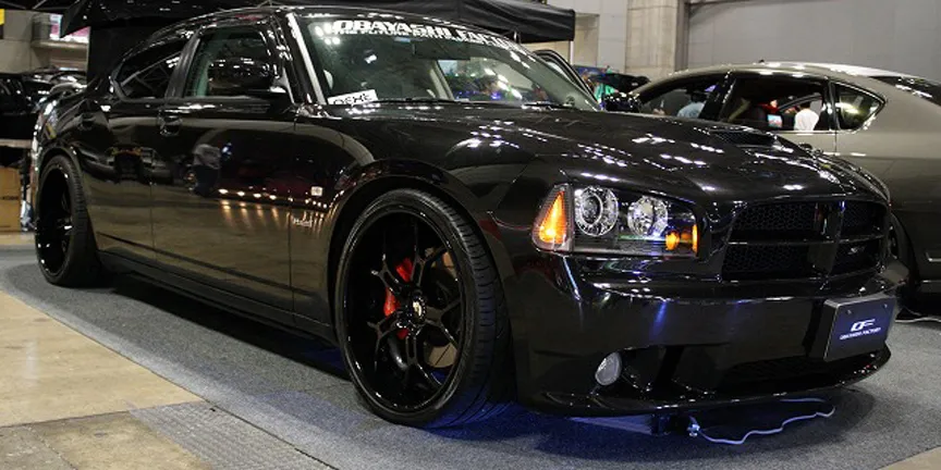 Dodge Charger on Forgiato GTR wheels