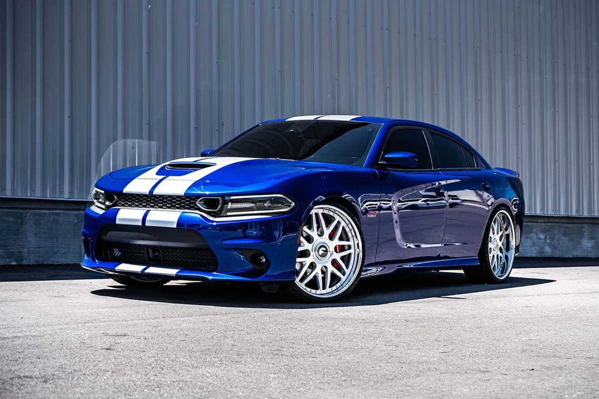 Dodge Charger on Forgiato Kato-1-B wheels