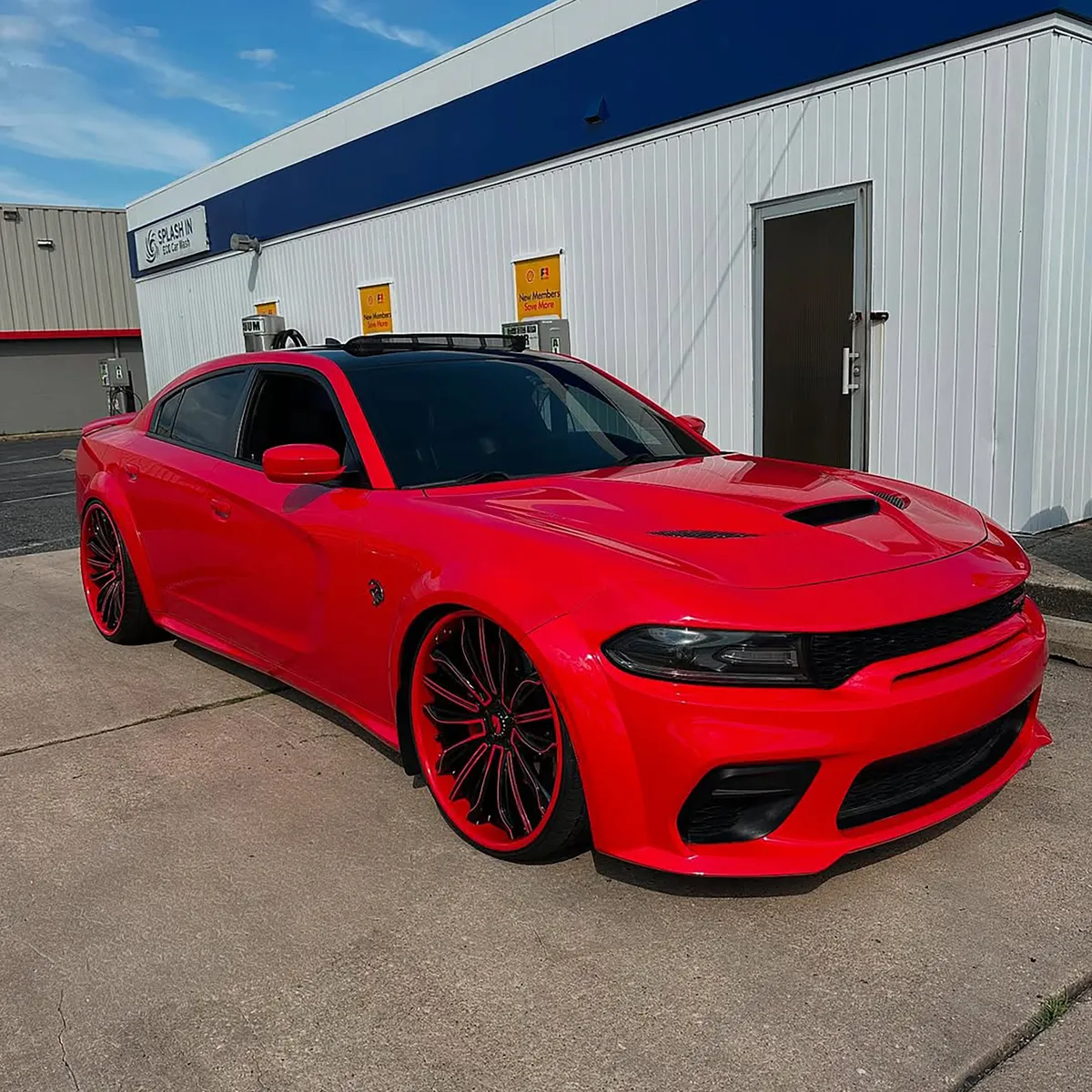 Dodge Charger on Forgiato Montare wheels