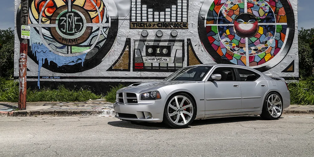 Dodge Charger on Forgiato Quattresimo-M wheels