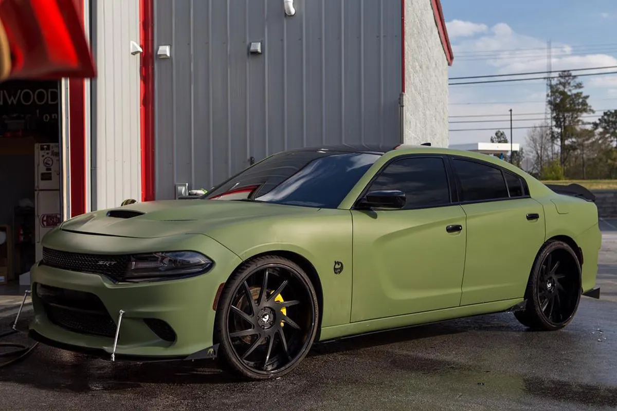 Dodge Charger on Forgiato Sky wheels