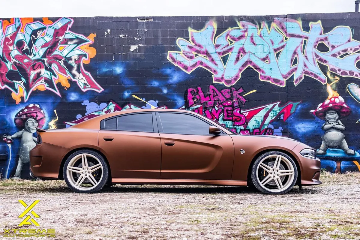 Dodge Charger on Forgiato Tec S4 wheels