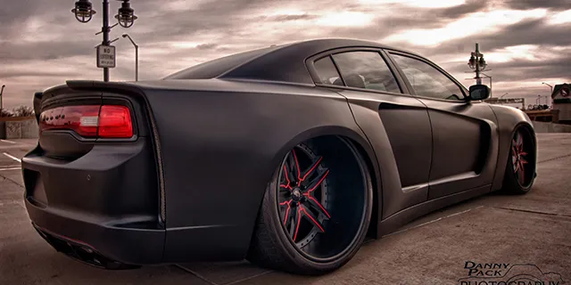 Dodge Charger on Forgiato Vizzo wheels