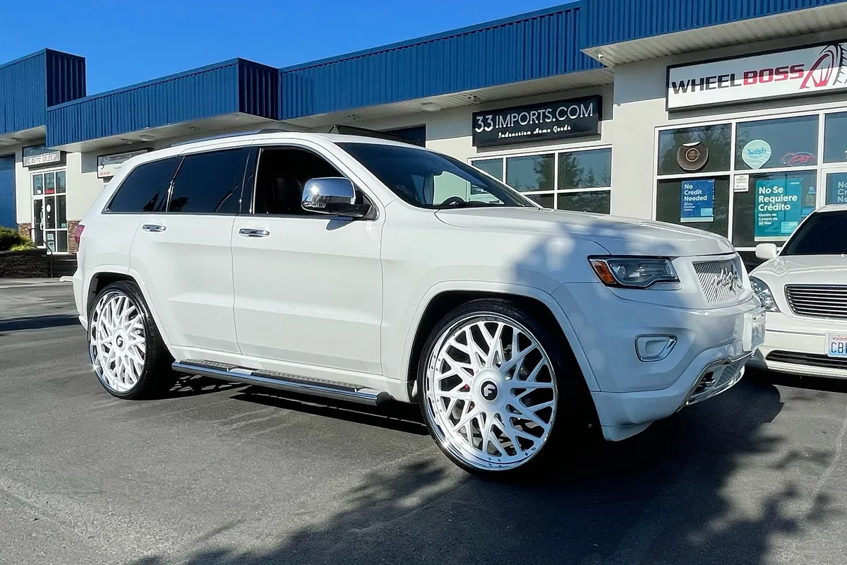 Jeep Cherokee on Forgiato Blocco wheels