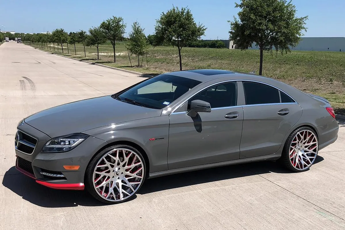 Mercedes-Benz CLS on Forgiato Blocco-ECL wheels