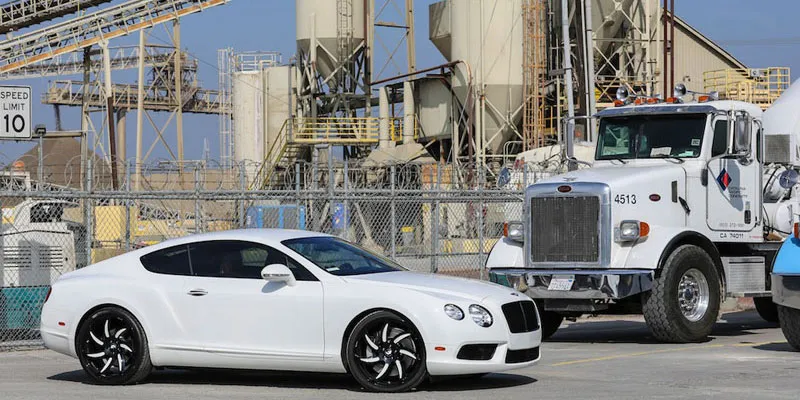 Bentley Continental on Forgiato Azioni wheels