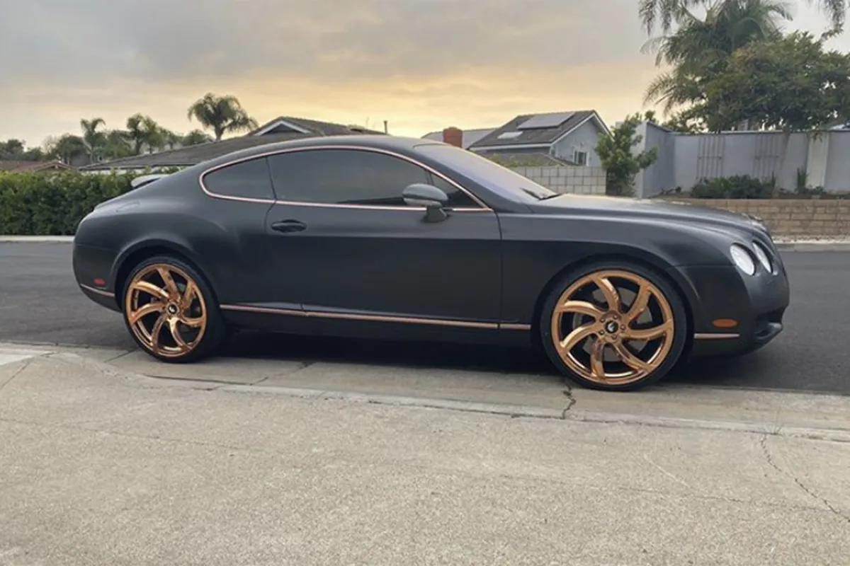 Bentley Continental on Forgiato Azioni-M wheels