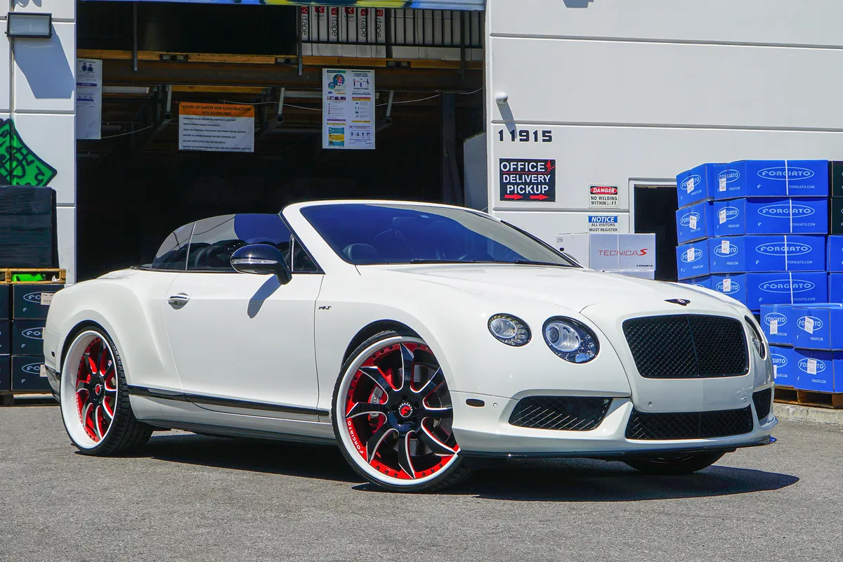Bentley Continental on Forgiato Fondare wheels
