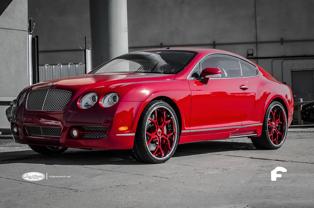 Bentley Continental on Forgiato GTR wheels