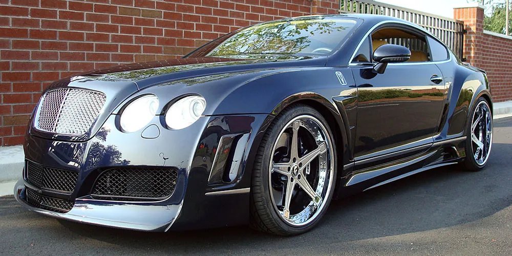 Bentley Continental on Forgiato Martellato wheels