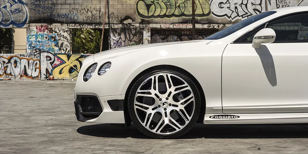 Bentley Continental on Forgiato Quadrato-M wheels