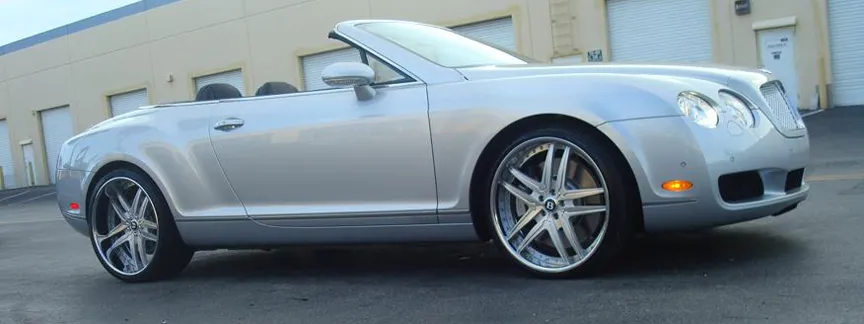 Bentley Continental on Forgiato Vizzo wheels