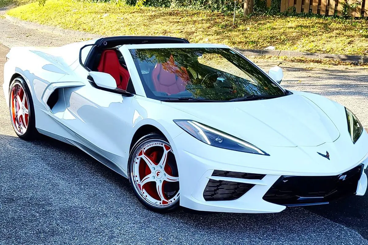 Chevrolet Corvette on Forgiato Curva wheels