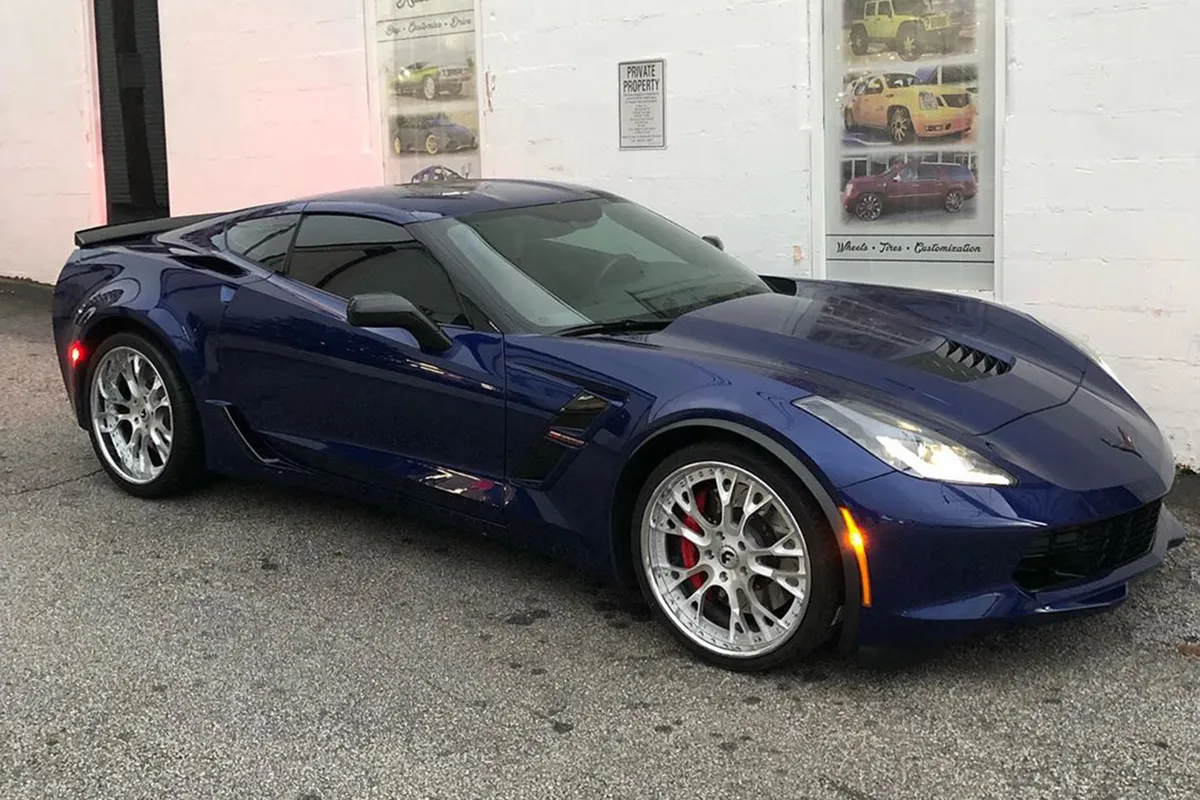 Chevrolet Corvette on Forgiato Derando wheels