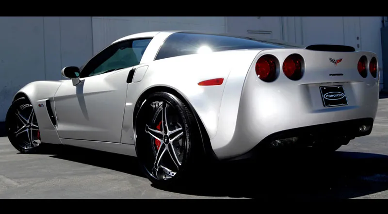 Chevrolet Corvette on Forgiato Martellato-6 wheels