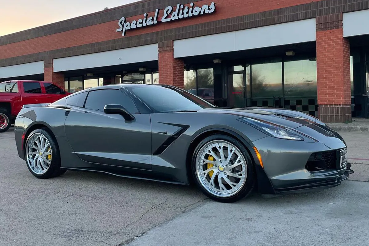 Chevrolet Corvette on Forgiato Sincro wheels