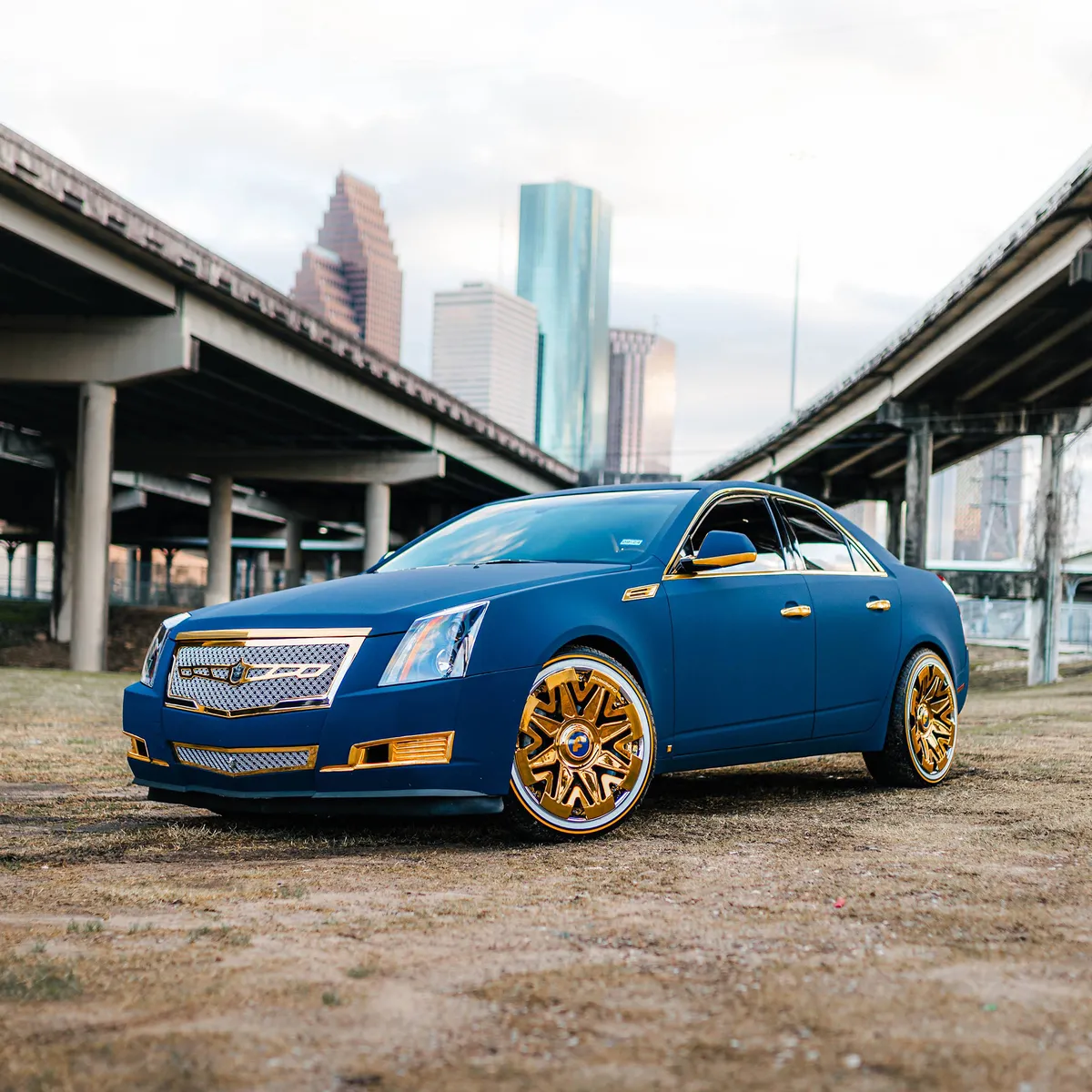 Cadillac Ct on Forgiato Attivo wheels