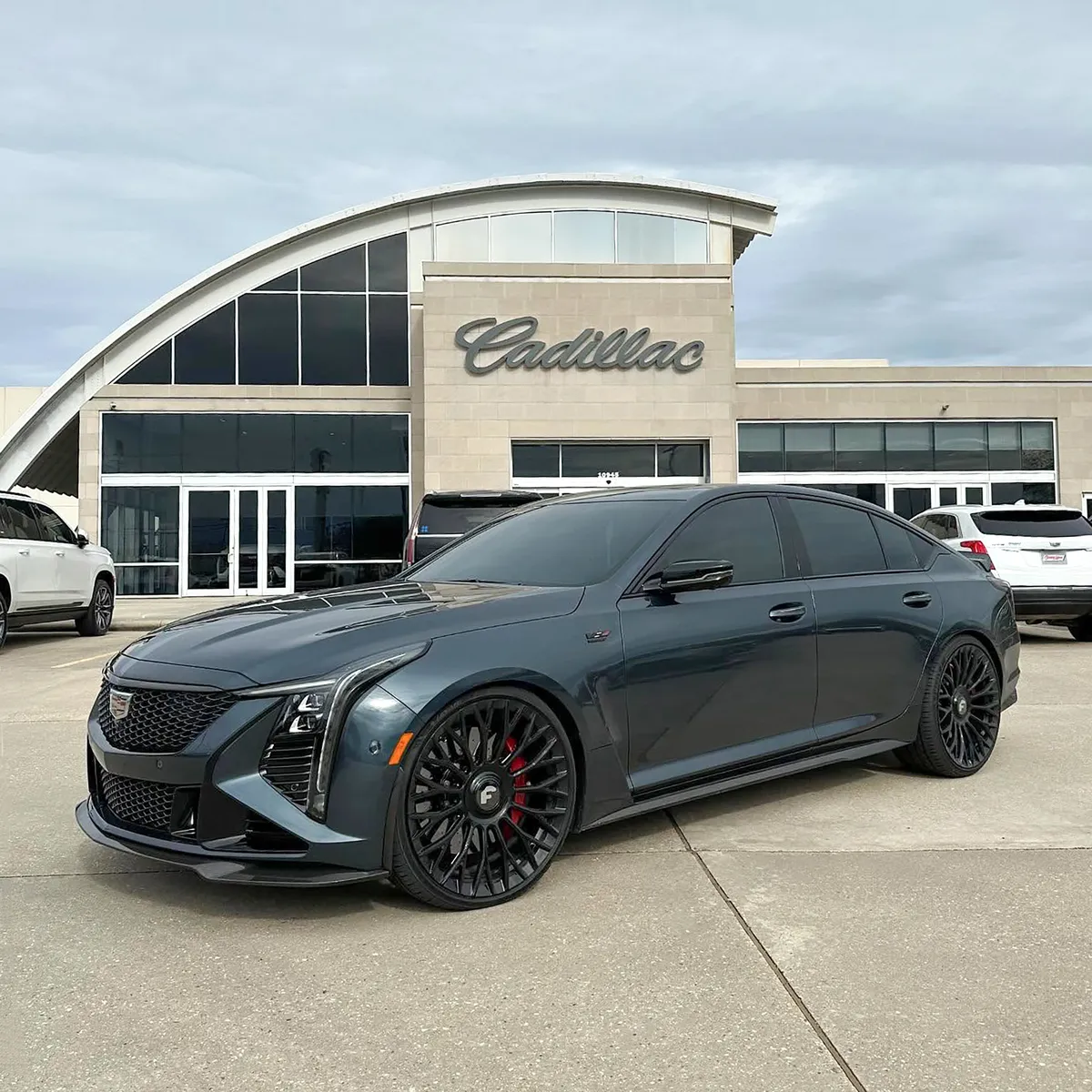 Cadillac CT5 on Forgiato NB6-M wheels