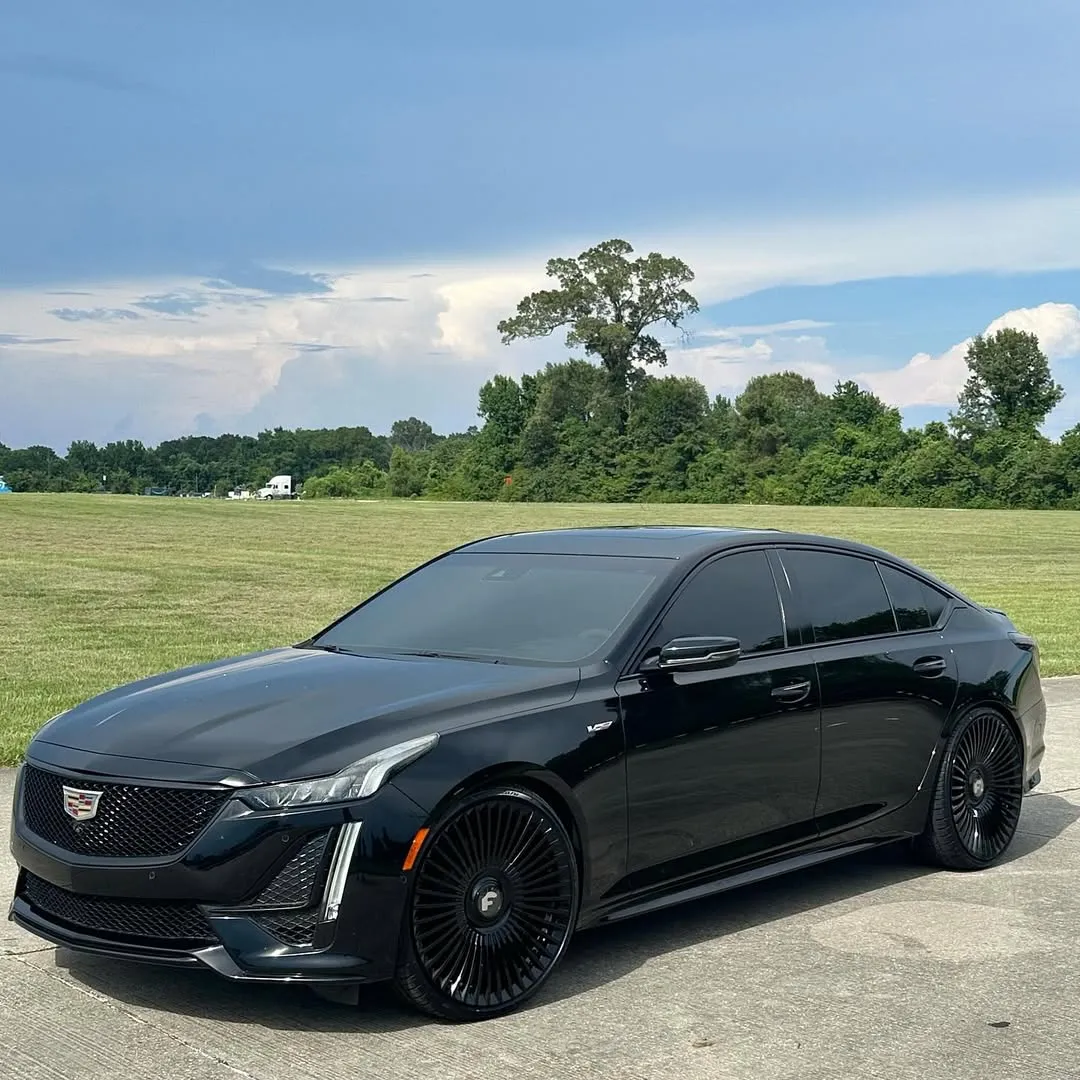 Cadillac CT5 on Forgiato Trimestre-M wheels