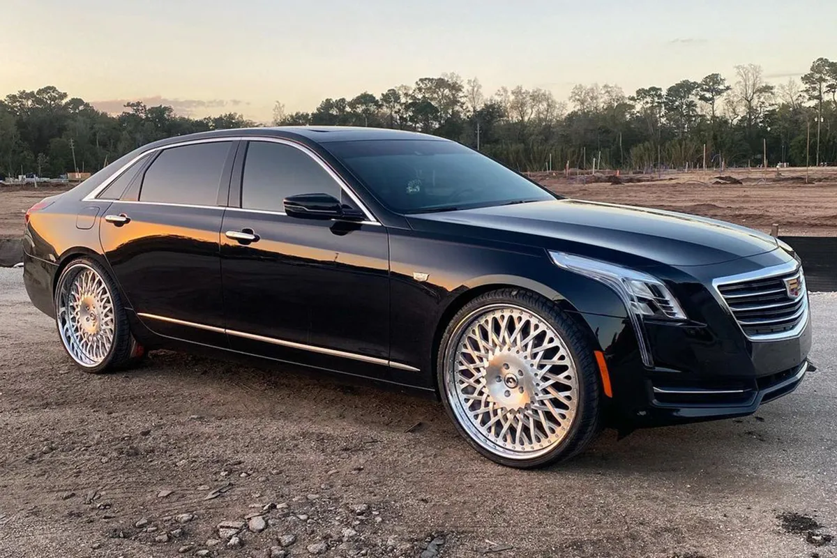 Cadillac CTS on Forgiato Tessutto wheels