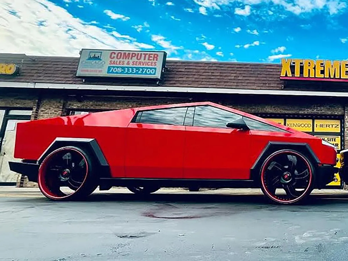 Tesla Cybertruck on Forgiato Belice Xkw wheels