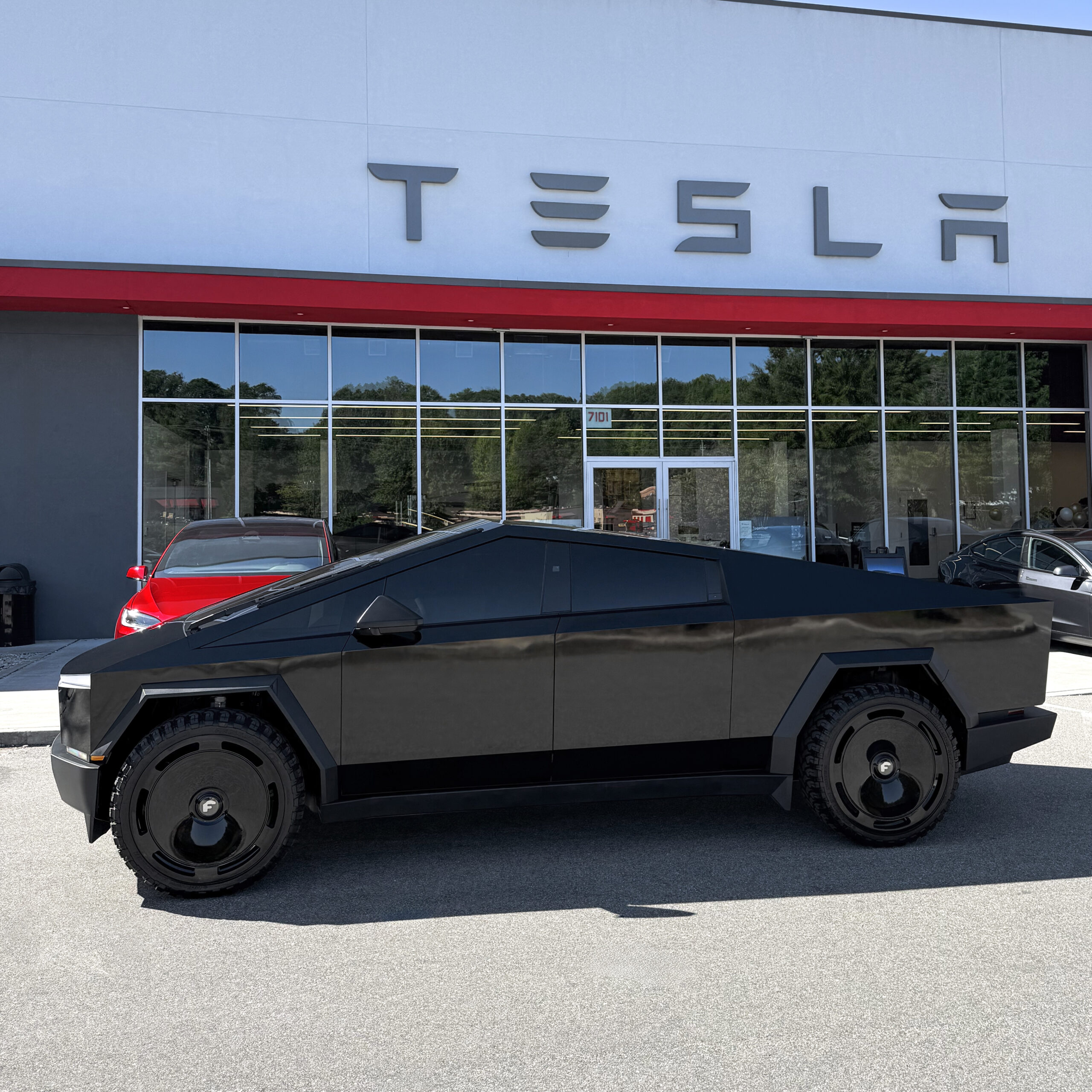 Cybertruck on Blank-RA-M