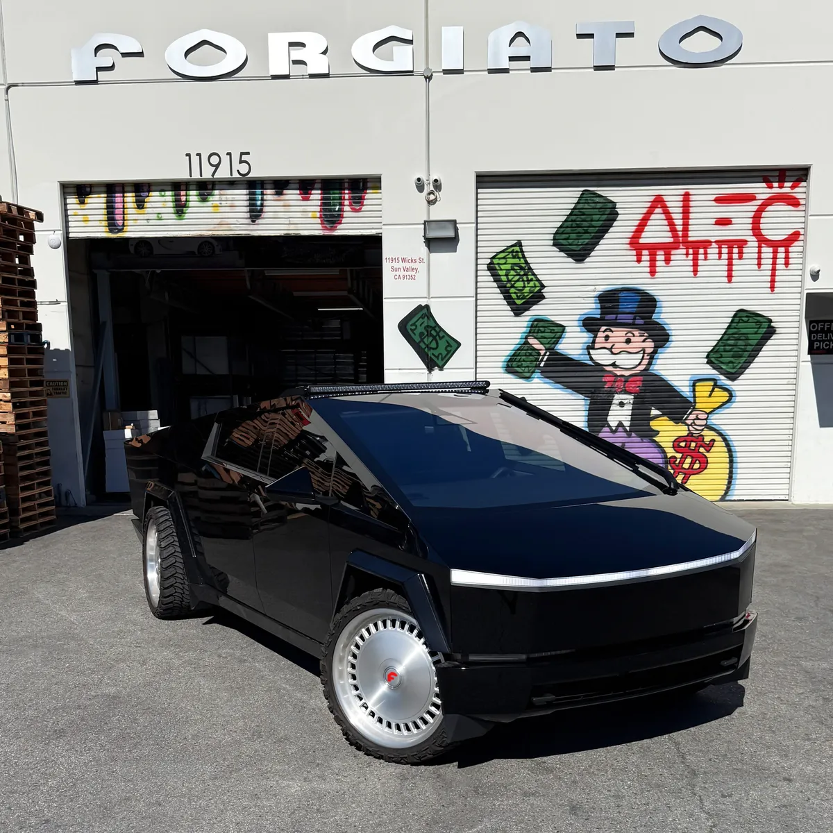 Tesla Cybertruck on Forgiato Ecs 2 2 2 wheels